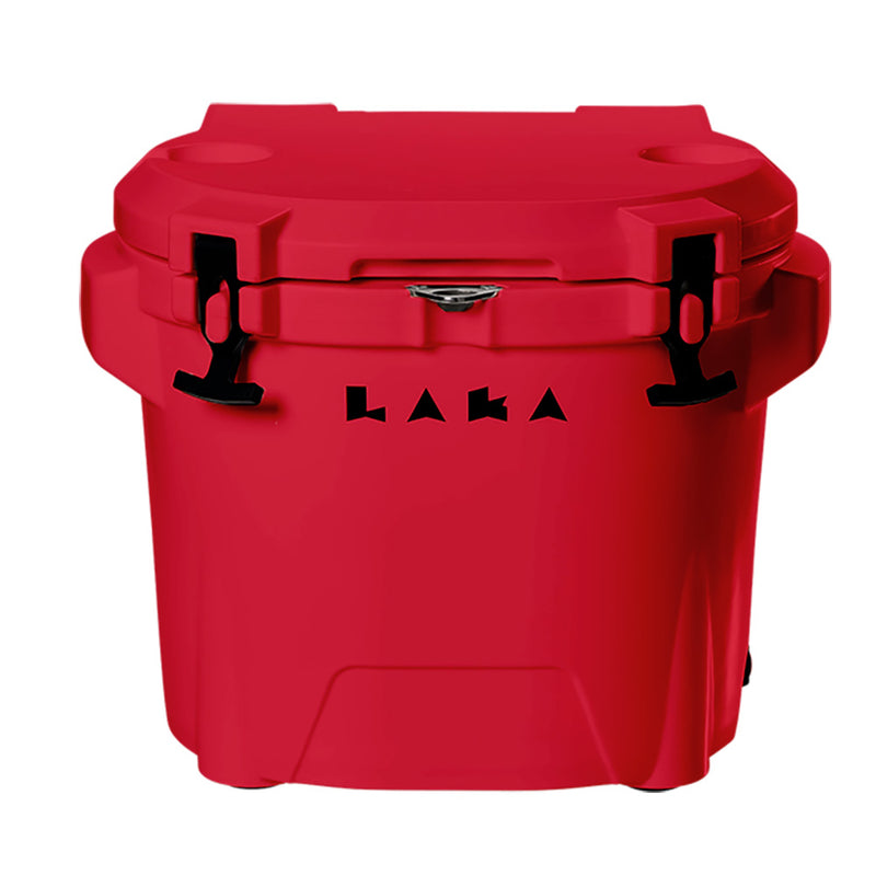 Load image into Gallery viewer, LAKA Coolers 30 Qt Cooler w/Telescoping Handle  Wheels - Red [1089]
