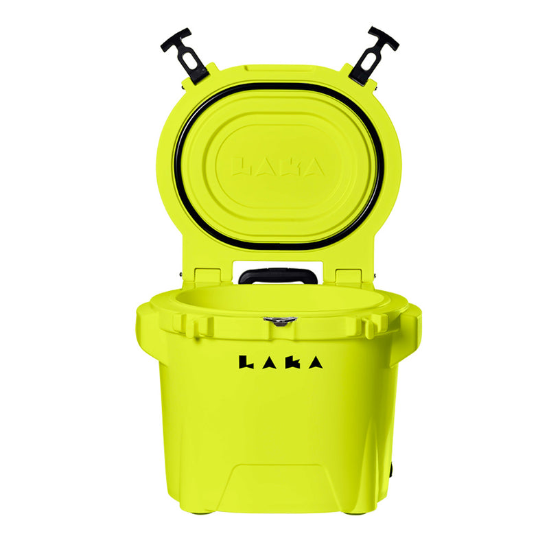 Load image into Gallery viewer, LAKA Coolers 30 Qt Cooler w/Telescoping Handle  Wheels - Yellow [1087]
