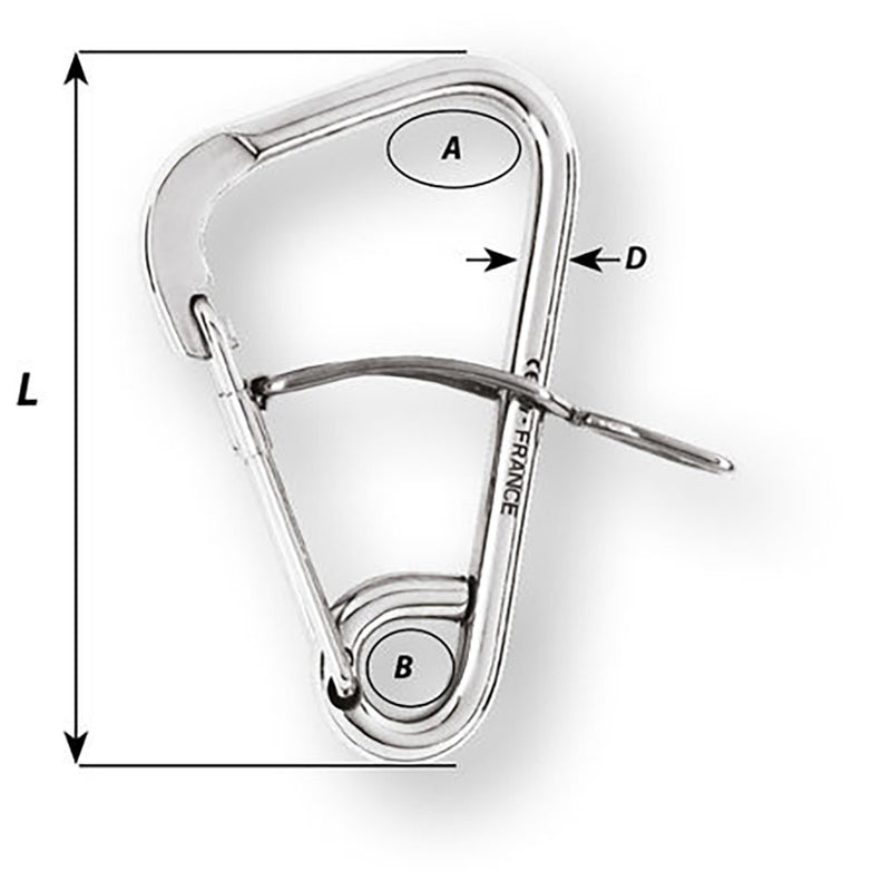 Load image into Gallery viewer, Wichard Automatic Mooring Hook - 170mm Length - 6-11/16&quot; [02329]
