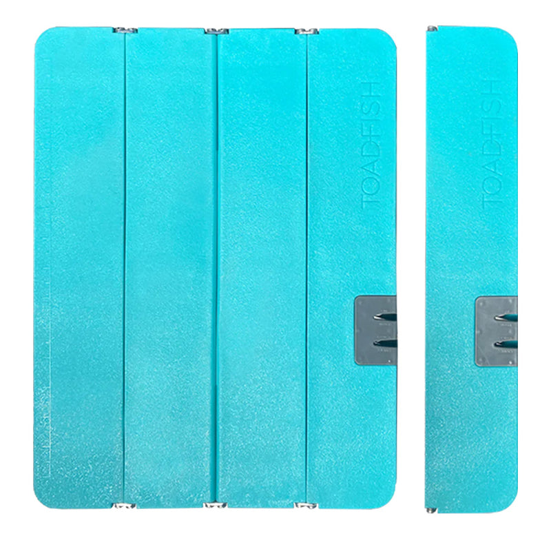 Load image into Gallery viewer, Toadfish XL Stowaway Folding Cutting Board w/Built-In Knife Sharpener - Teal [1086]
