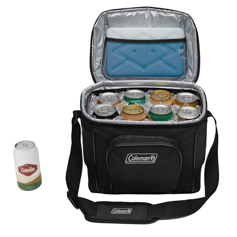 Load image into Gallery viewer, Coleman Chiller 16-Can Soft-Sided Portable Cooler - Black [2158135]
