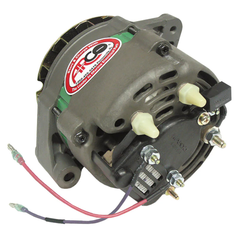 Load image into Gallery viewer, ARCO Marine Premium Replacement Alternator w/Multi-Groove Serpentine Pulley - 12V  65A [60060]
