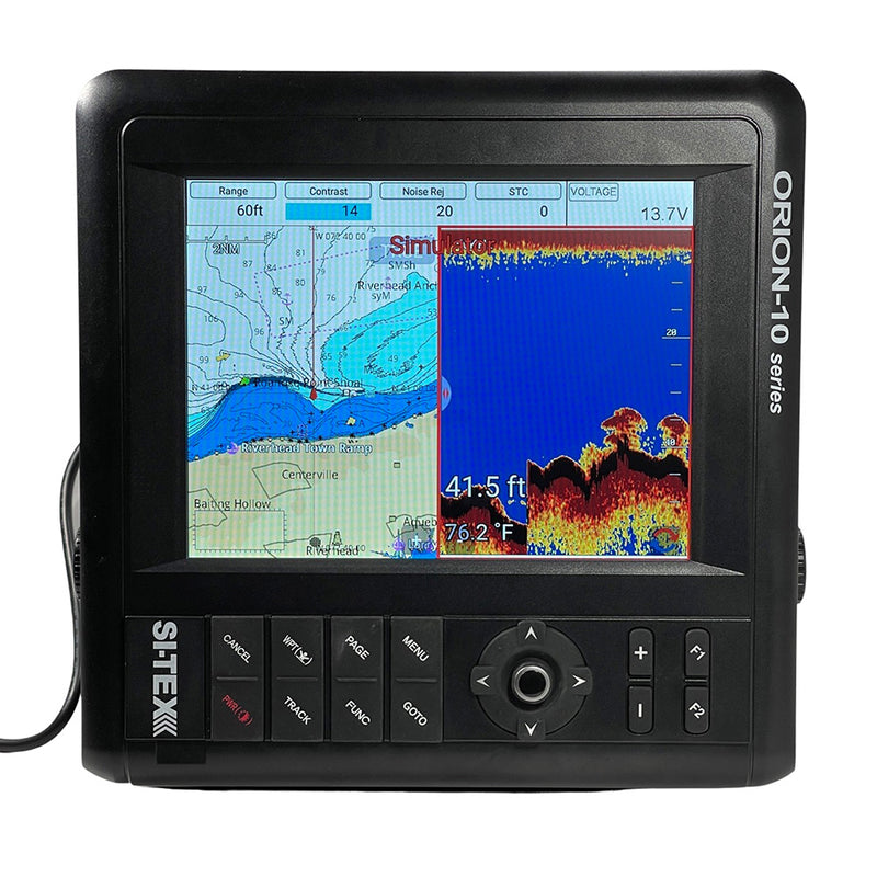 Load image into Gallery viewer, SI-TEX 10&quot; Chartplotter System w/Internal GPS  C-MAP 4D Card [ORIONC]
