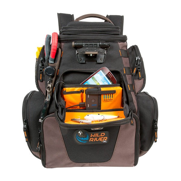 Load image into Gallery viewer, Wild River Tackle Tek Nomad XP - Lighted Backpack w/ USB Charging System w/2 PT3600 Trays [WT3605]
