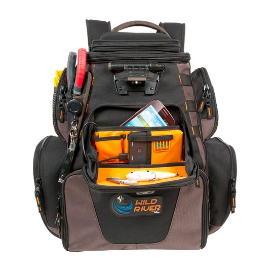 Wild River Tackle Tek Nomad XP - Lighted Backpack w/ USB Charging System w/2 PT3600 Trays [WT3605]